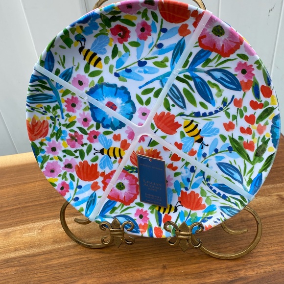 - Brand New Set Of 4 Dinner Plates 11” Multicolor. - Picture 2 of 6